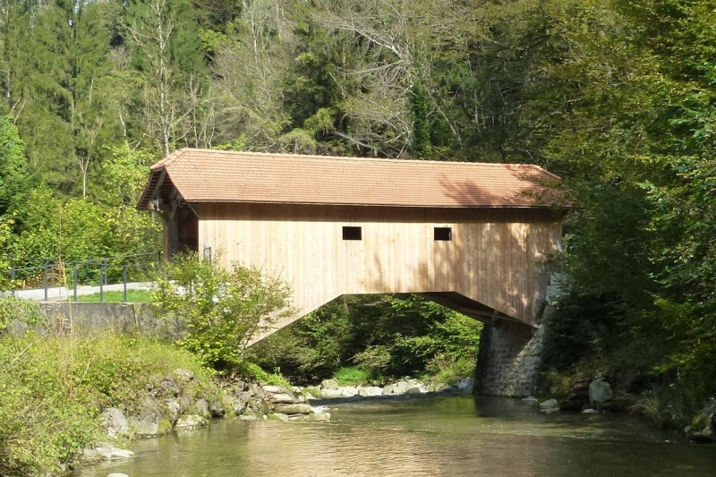 Lorzentobelbrücken - Holzbrücke